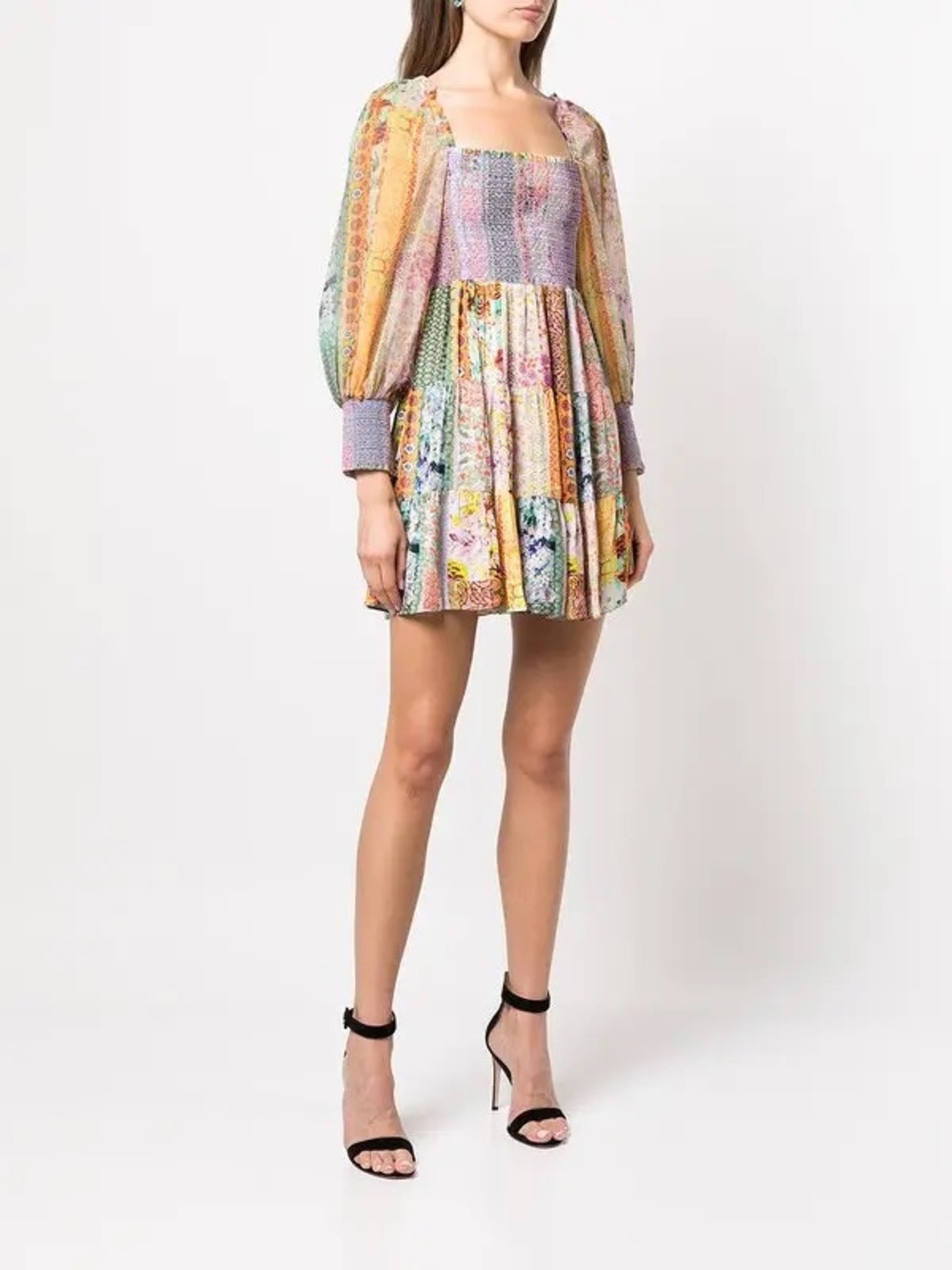 Alice + Olivia Rowen Tiered Mini Dre S - Picture 3 of 15